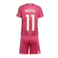 Camiseta Real Madrid Rodrygo Goes #11 Tercera Equipación Replica 2026-27 para niños mangas cortas (+ Pantalones cortos)